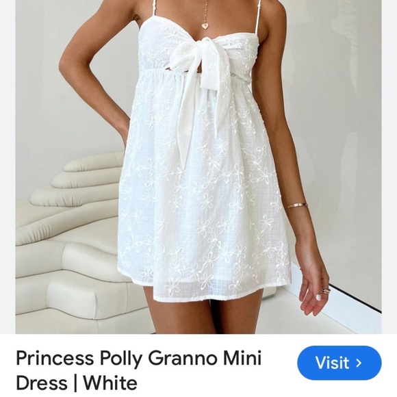 Princess Polly White Mini Dress - Picture 6 of 13